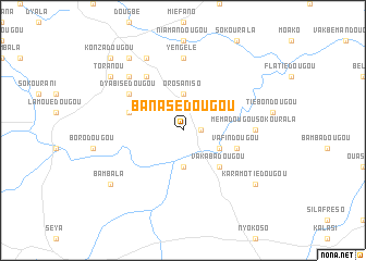 map of Banasédougou