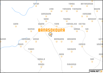 map of Bana Sokoura