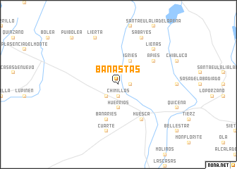 map of Banastás