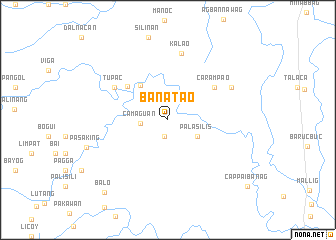 map of Banatao