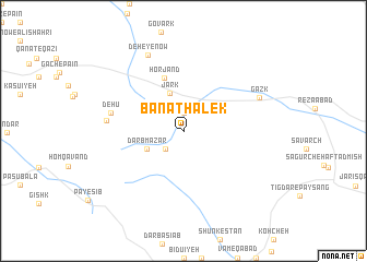 map of Banāt Ḩālek