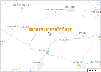 map of Banatski Despotovac