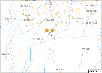 map of Banat