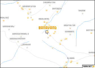 map of Banāvand