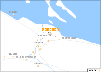 map of Banavān