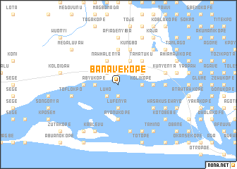 map of Banavekope