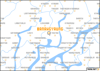 map of Banawgyaung