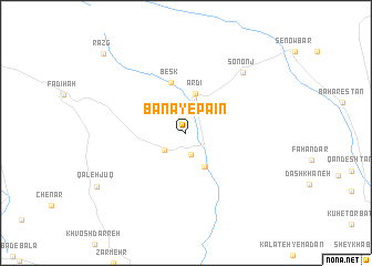 map of Banā-ye Pā\