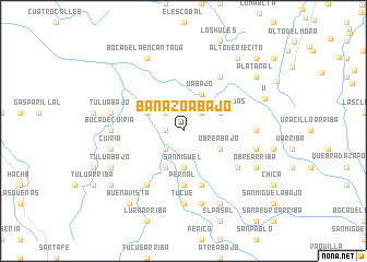 map of Banazo Abajo