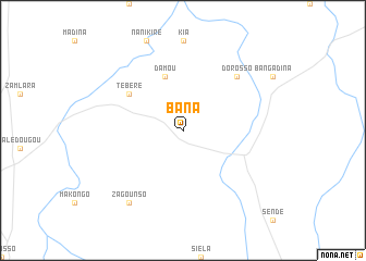 map of Bana