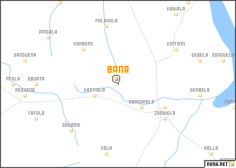 map of Bana