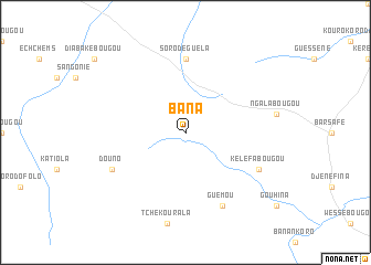 map of Bana