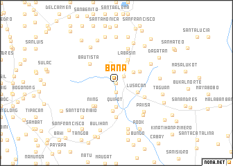 map of Bana