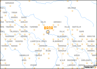 map of Bana