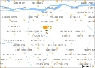 map of Bana