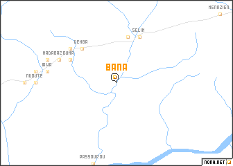 map of Bana