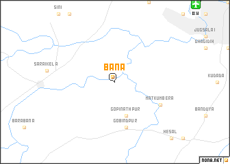 map of Bāna