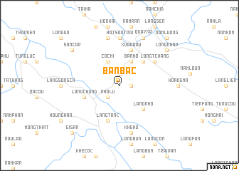 map of Bản Bạc