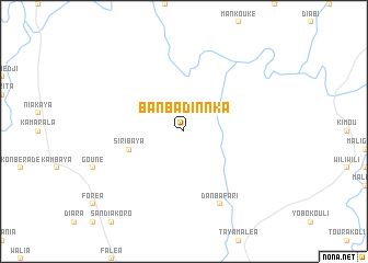 map of Banbadinnka