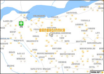 map of Banbadinnka