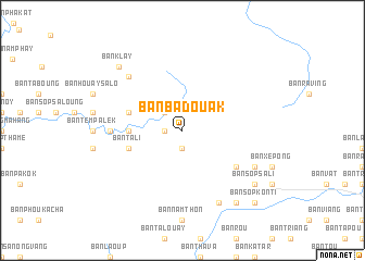 map of Ban Badouak