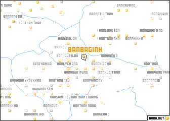 map of Bản Ba Ginh