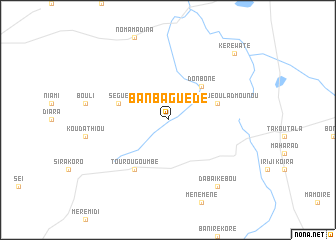 map of Banba Guédé