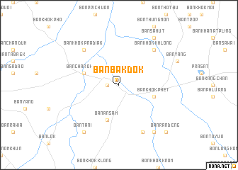map of Ban Bak Dok