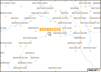 map of Ban Bakèng