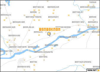 map of Ban Bak Nam