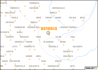 map of Banbako
