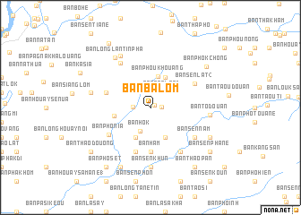 map of Ban Ba Lôm