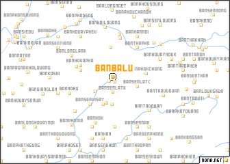 map of Ban Ba Lu