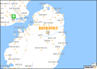 map of Banbanan