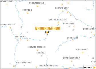 map of Ban Bang Khon