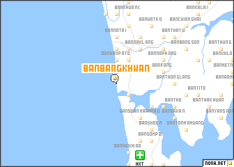 map of Ban Bang Khwan