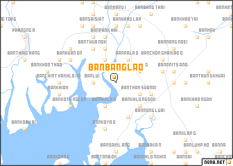 map of Ban Bang Lao