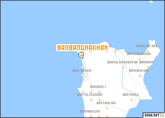 map of Ban Bang Makham