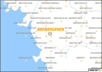 map of Ban Bang Phra