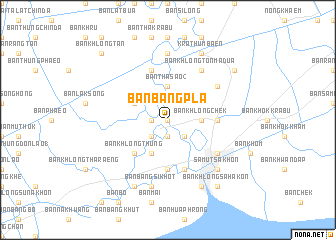 map of Ban Bang Pla