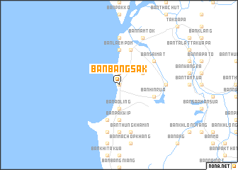 map of Ban Bang Sak