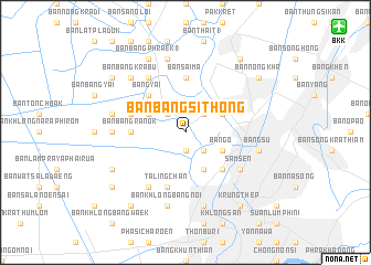map of Ban Bang Si Thong