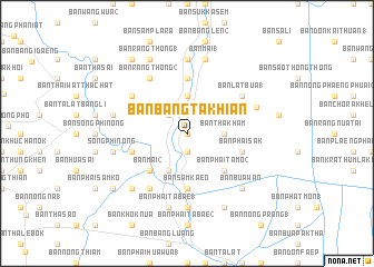 map of Ban Bang Takhian