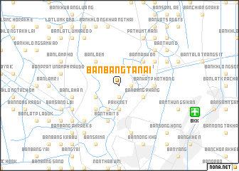 map of Ban Bang Tanai