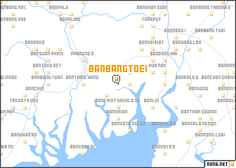 map of Ban Bang Toei