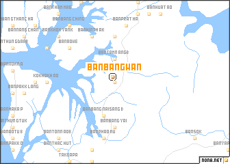 map of Ban Bang Wan