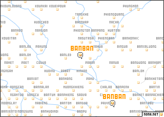 map of Bản Bản