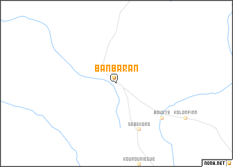 map of Banbaran