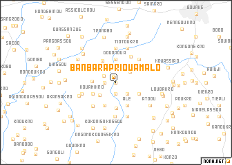 map of Banbarapri-Ouamalo