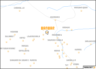 map of Bānbār